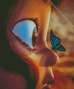 Butterfly Girl Diamond Painting