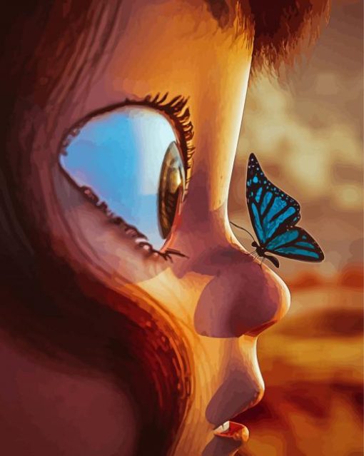 Butterfly Girl Diamond Painting