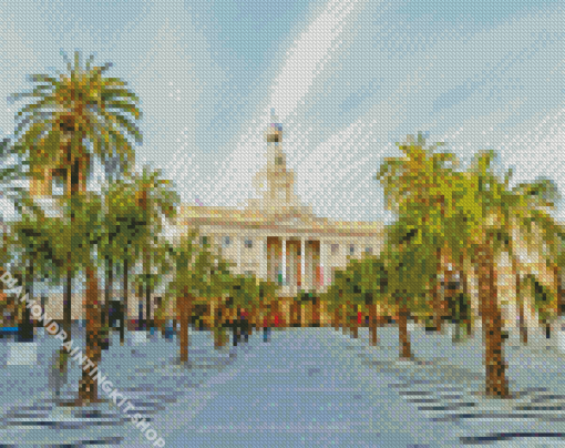 Cadiz Old Town Hall Diamond Painting
