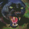 Black Jaguar Diamond Painting