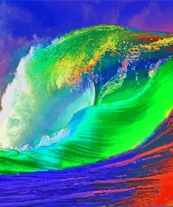 Colorful Waves Diamond Painting