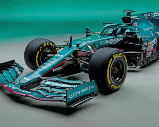 Cool Aston Martin F1 Diamond Painting