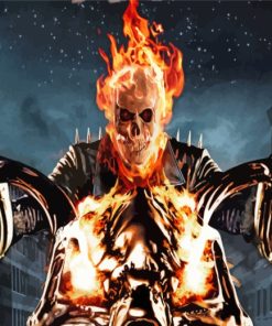 Cool Ghost Rider Diamond Painting