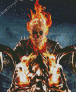 Cool Ghost Rider Diamond Painting