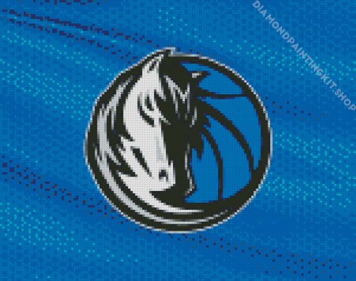 Dallas Mavericks American Basketball Team Logo Diamond Painting