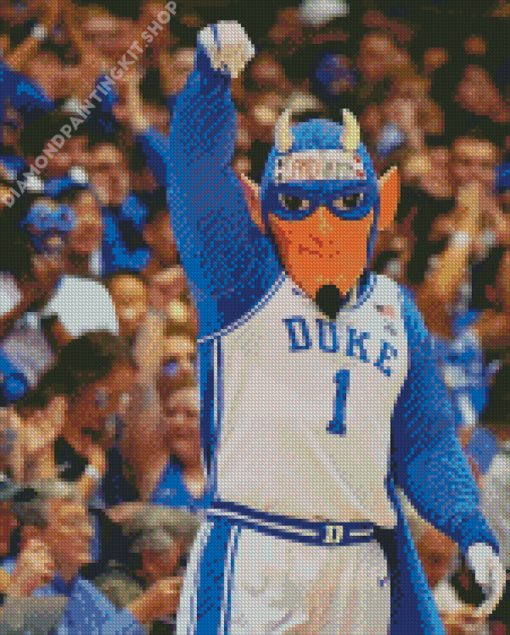 Duke Basketball Maskot Diamond Painting