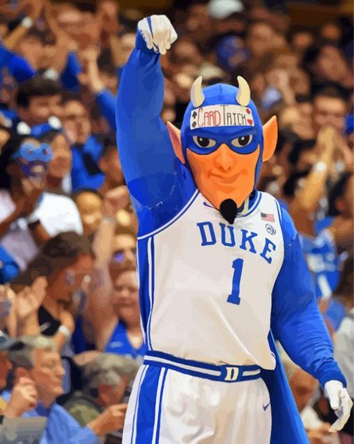 Duke Basketball Maskot Diamond Painting