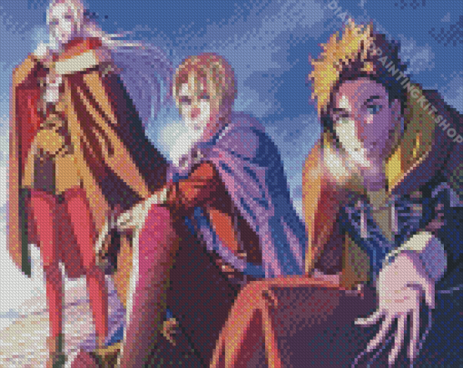 Fire Emblem Three Houses Console Game Characters Diamond Painting