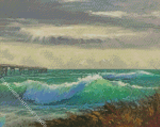 Florida Beach Seascape Diamond Painting