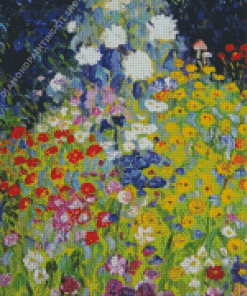 Flower Garden By Klimt Diamond Painting