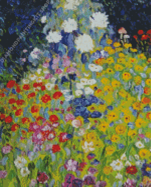 Flower Garden By Klimt Diamond Painting