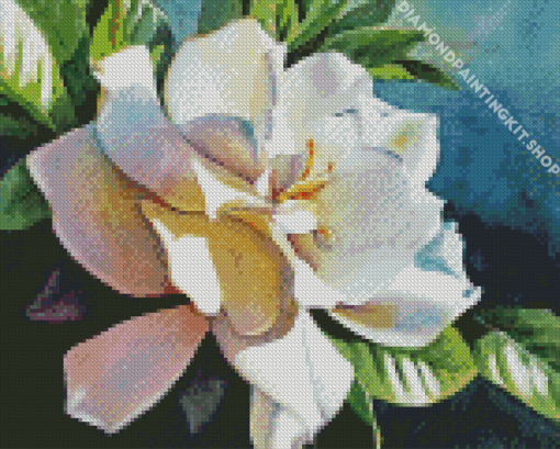 Gardenia Flowers Diamond Painting