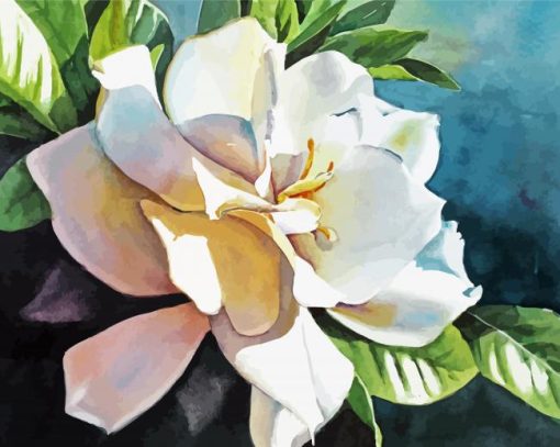 Gardenia Flowers Diamond Painting