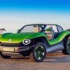 Green Beach Buggy Diamond Painting