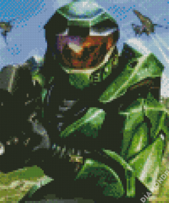 Halo Game Diamond Painting