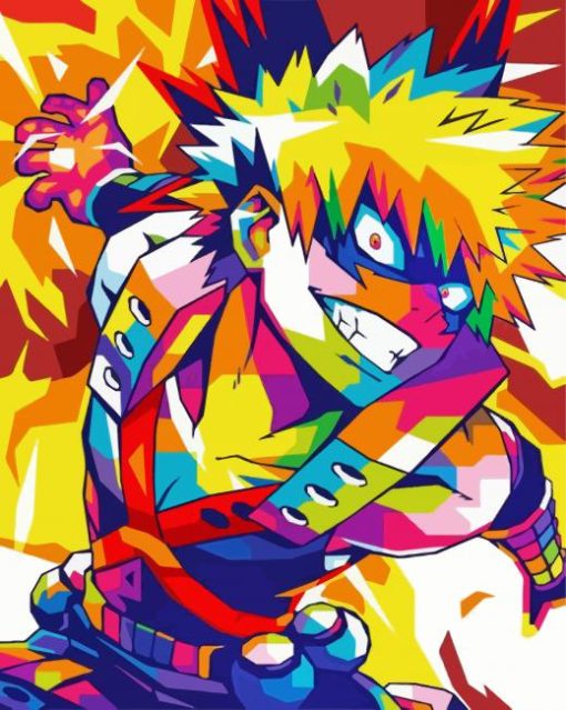 Katsuki Bakugou My Hero Academia Diamond Painting