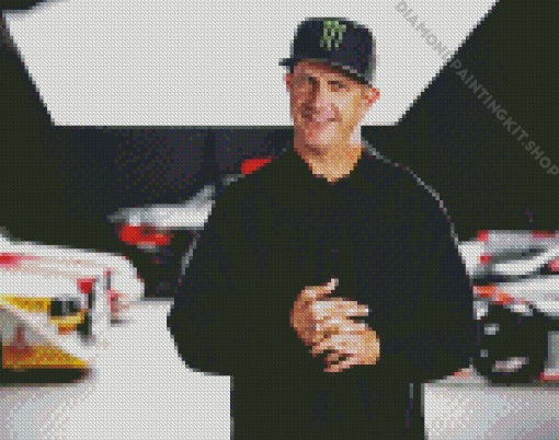 Ken Block Rally Driver Diamond Painting