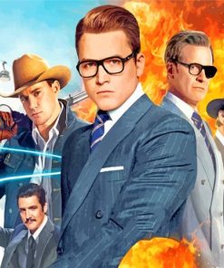 Kingsman Golden Circle Movie Diamond Painting