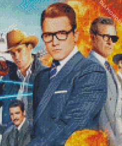 Kingsman Golden Circle Movie Diamond Painting