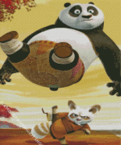 Kung Fu Panda Diamond Painting