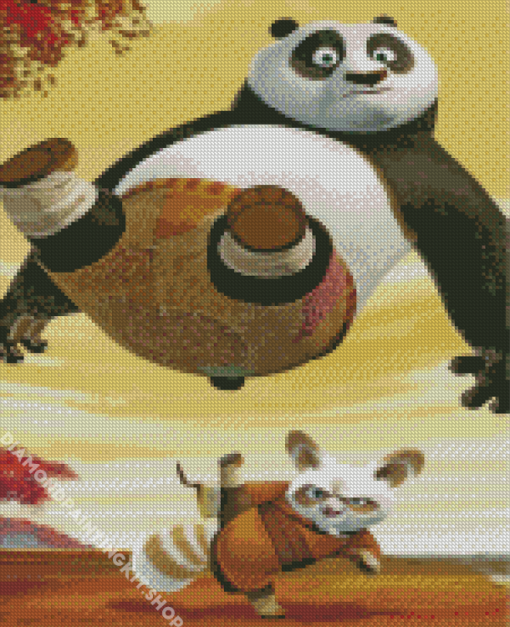 Kung Fu Panda Diamond Painting