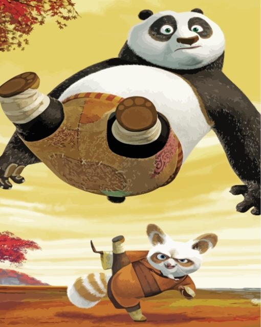 Kung Fu Panda Diamond Painting