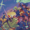 Little Witch Academia Characters Diamond Painting