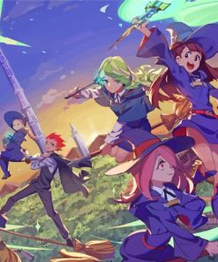 Little Witch Academia Characters Diamond Painting