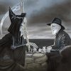 Monochrome Terry Pratchett Diamond Painting