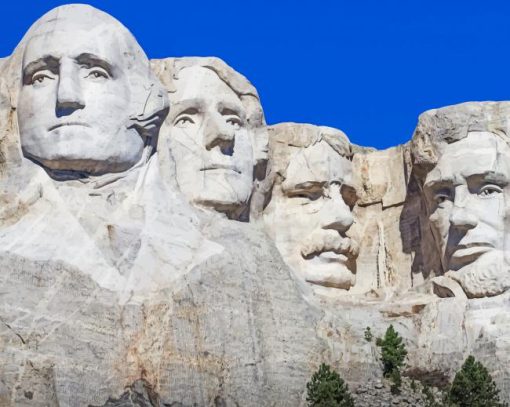 Mount Rushmore Presidents South Dakota Diamond Painting