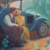 Nostalgic Couple Diamond Painting