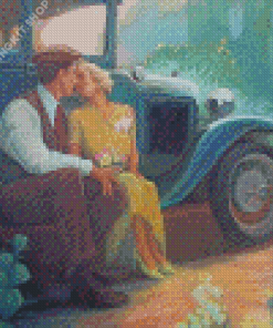 Nostalgic Couple Diamond Painting