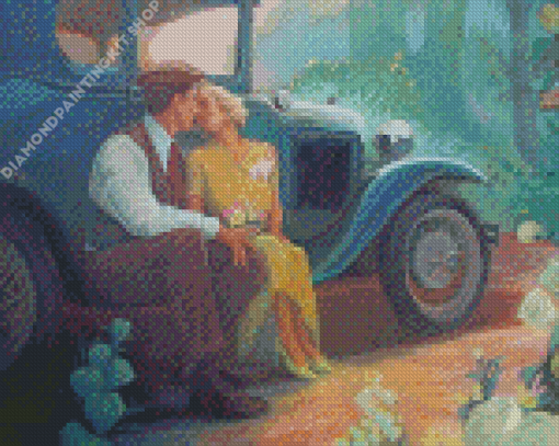 Nostalgic Couple Diamond Painting