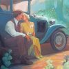 Nostalgic Couple Diamond Painting