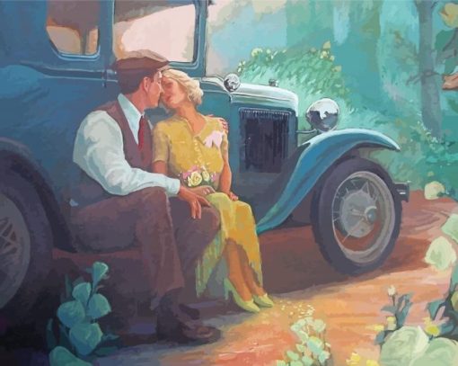 Nostalgic Couple Diamond Painting