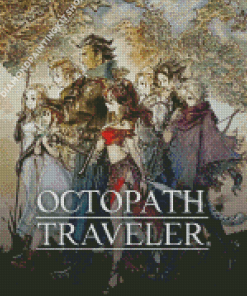 Octopath Traveller Video Game Poster Diamond Painting