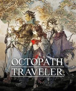 Octopath Traveller Video Game Poster Diamond Painting