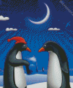 Penguin Christmas Diamond Painting