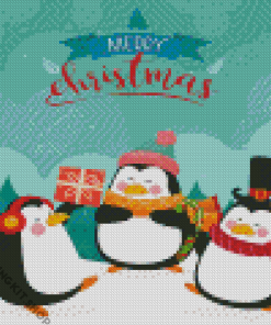 Penguin Christmas Diamond Painting