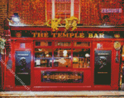 Pub Temple Bar Dublin Diamond Painting