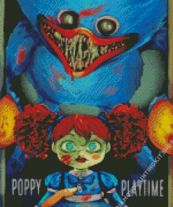 Poppy Playtime Video Game Poster Diamond Painting