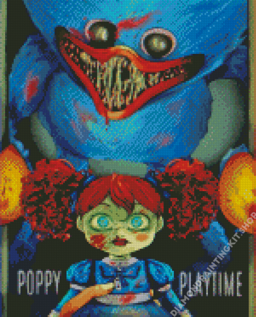 Poppy Playtime Video Game Poster Diamond Painting