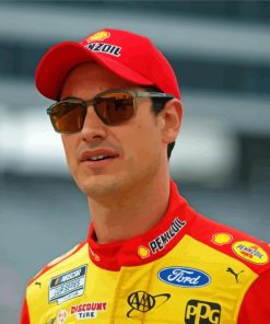 Race Car Driver Joey Logano Diamond Painting