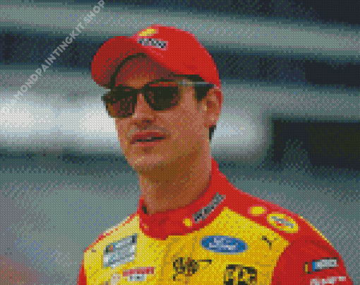 Race Car Driver Joey Logano Diamond Painting