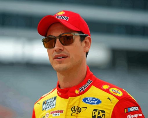 Race Car Driver Joey Logano Diamond Painting