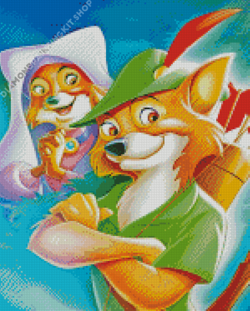 Robin Hood And Lady Marian Diamond Painting