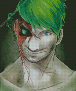 Scary Jacksepticeye Diamond Painting