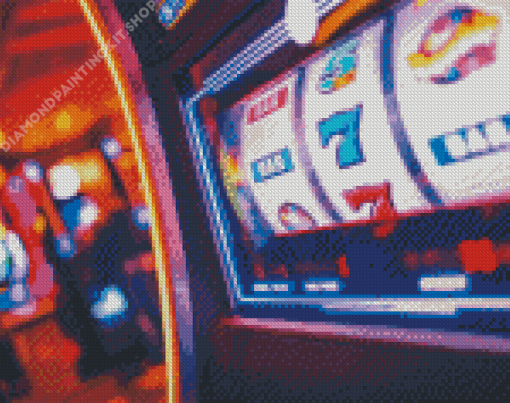 Slot Machine Game Diamond Painting