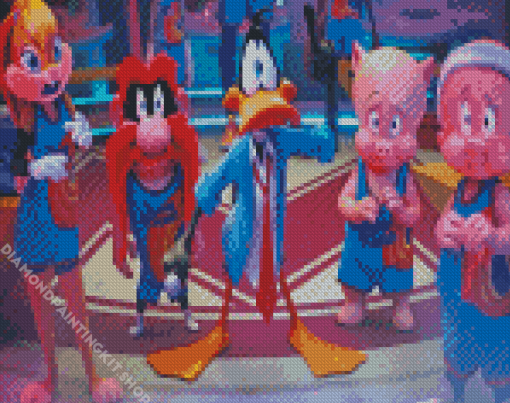 Space Jam Animation Diamond Painting