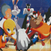 Space Jam Cartoon Diamond Painting